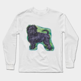 Affenpinscher Fine Art Painting Long Sleeve T-Shirt